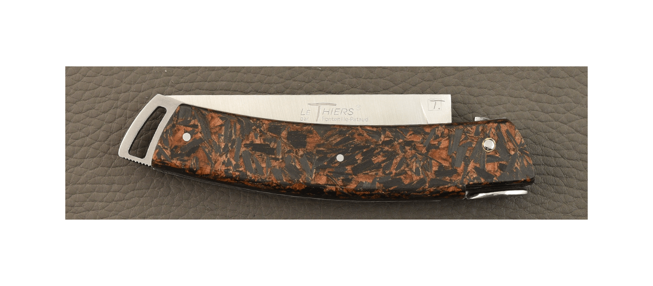 Le Thiers® Gentleman Carbone Paillette Orange