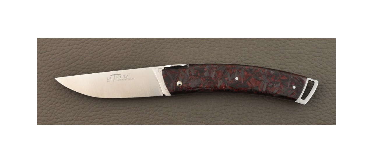 Le Thiers® Gentleman Red Carbon Glitter