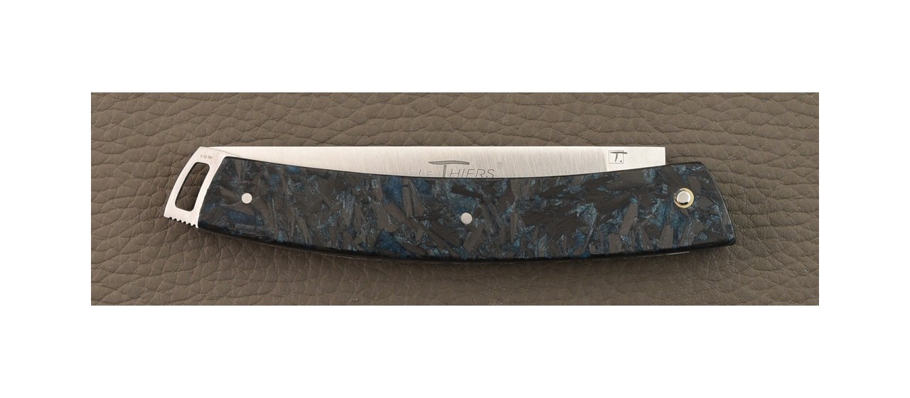 Le Thiers® Nature Full Handle Blue Carbon Glitter