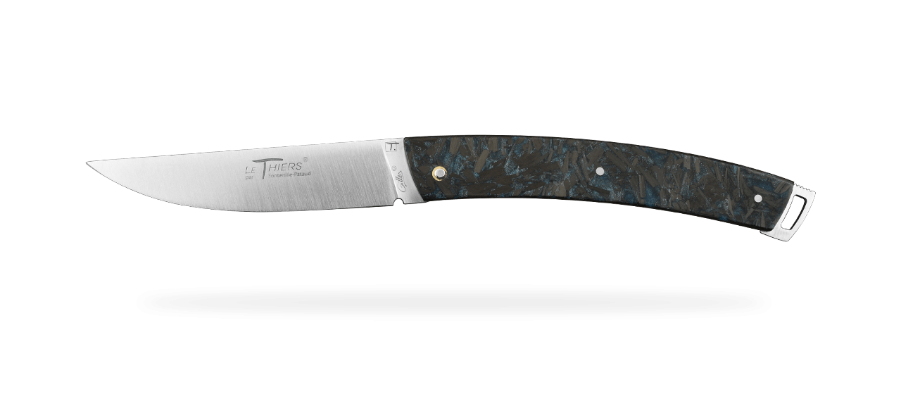 Le Thiers® Nature Full Handle Blue Carbon Glitter