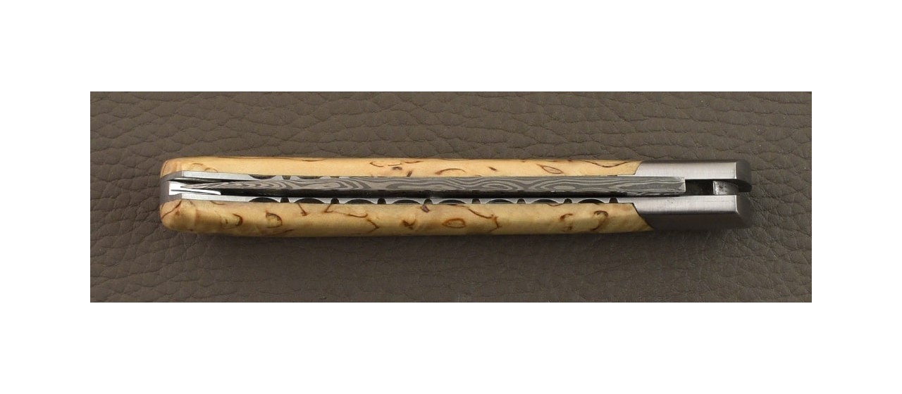 Corsican L'Antò "Guilloché" Damascus Range Curly Birch