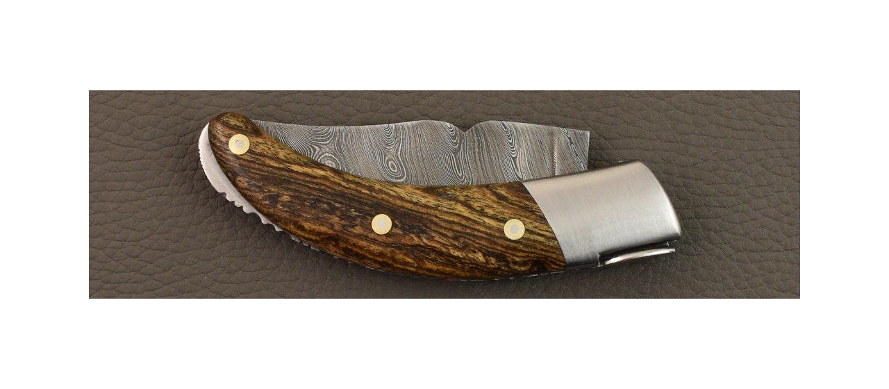 Corsican Rondinara "Guilloché" Damascus Range Bocote wood