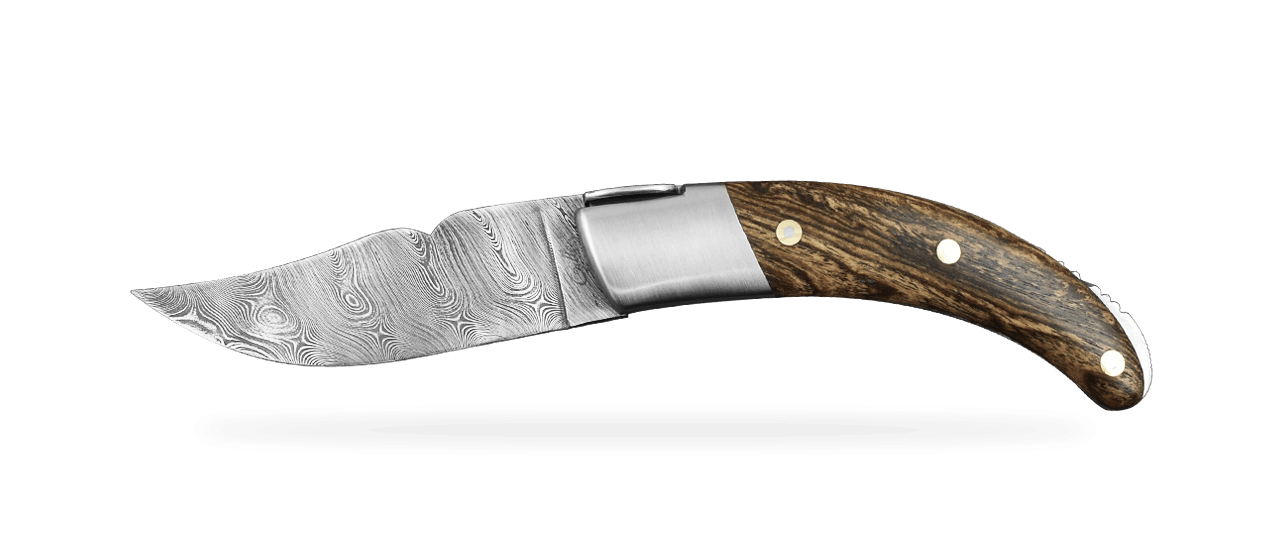 Corsican Rondinara "Guilloché" Damascus Range Bocote wood