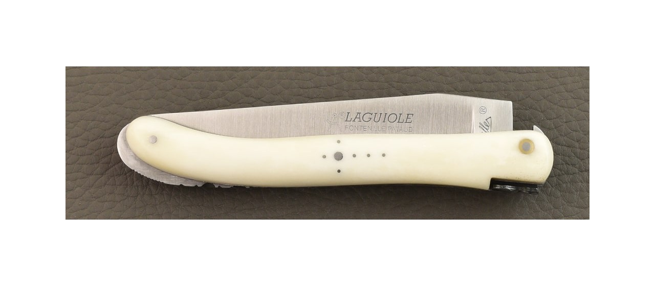 Laguiole Nature Classique Plein Manche Os véritable