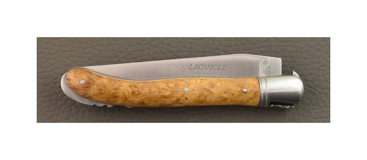 Laguiole Nature Classic Range Amboyna burl