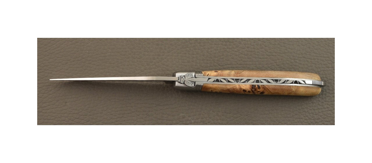 Laguiole Nature Classic Range Stabilized poplar burl