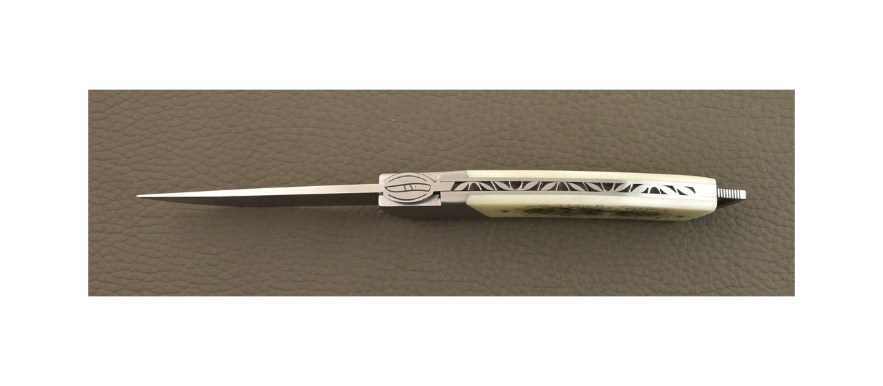 Le Thiers® Gentleman Scrimshaw Real Bone