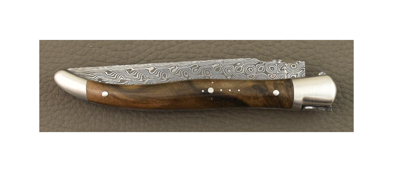 Laguiole Traditional 13 cm Damascus Range Walnut