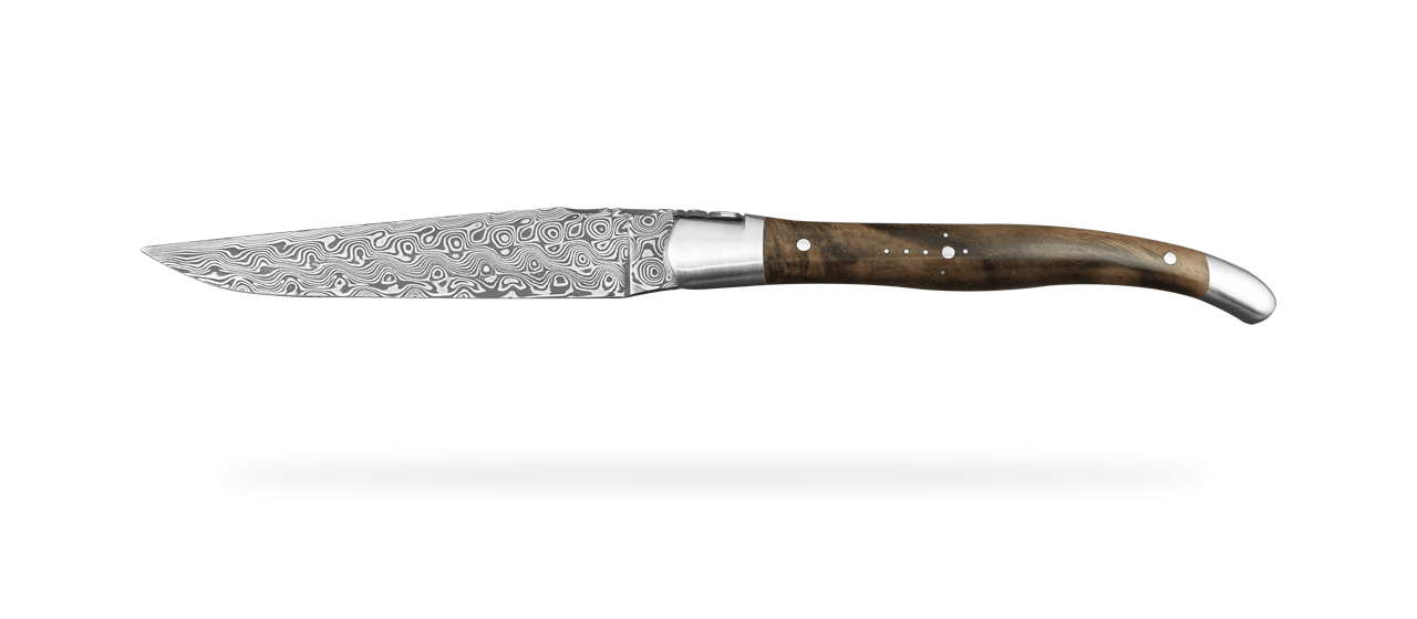 Laguiole Traditional 13 cm Damascus Range Walnut