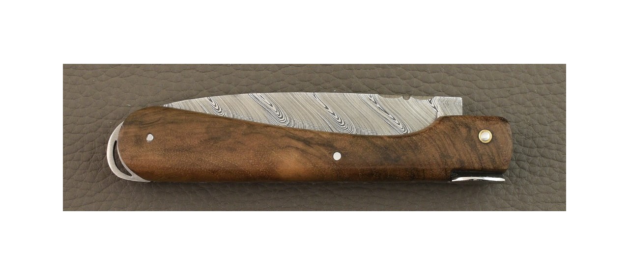 Corsican Sperone "Guilloché" Damascus Range Full Handle Walnut