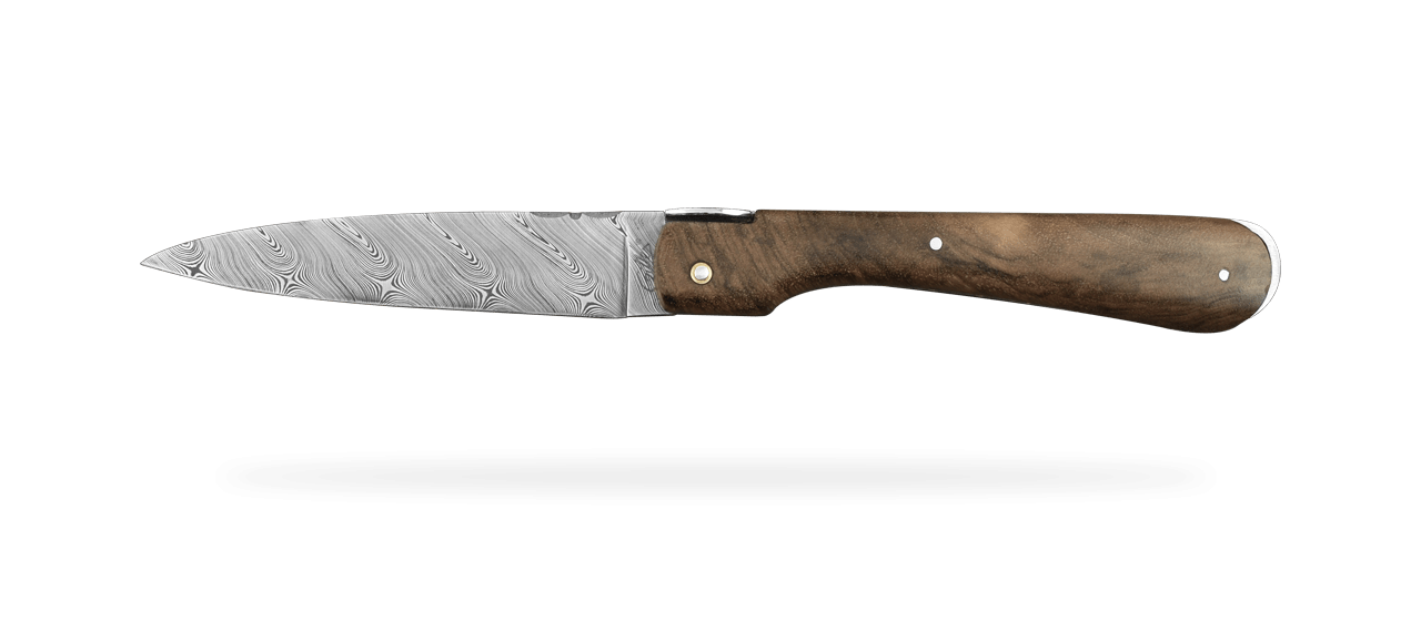 Corsican Sperone "Guilloché" Damascus Range Full Handle Walnut