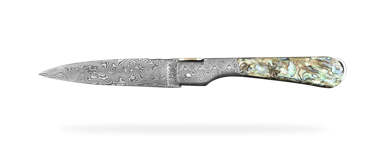 Corsican Sperone Damascus Range Mother of pearl, Delicate file work