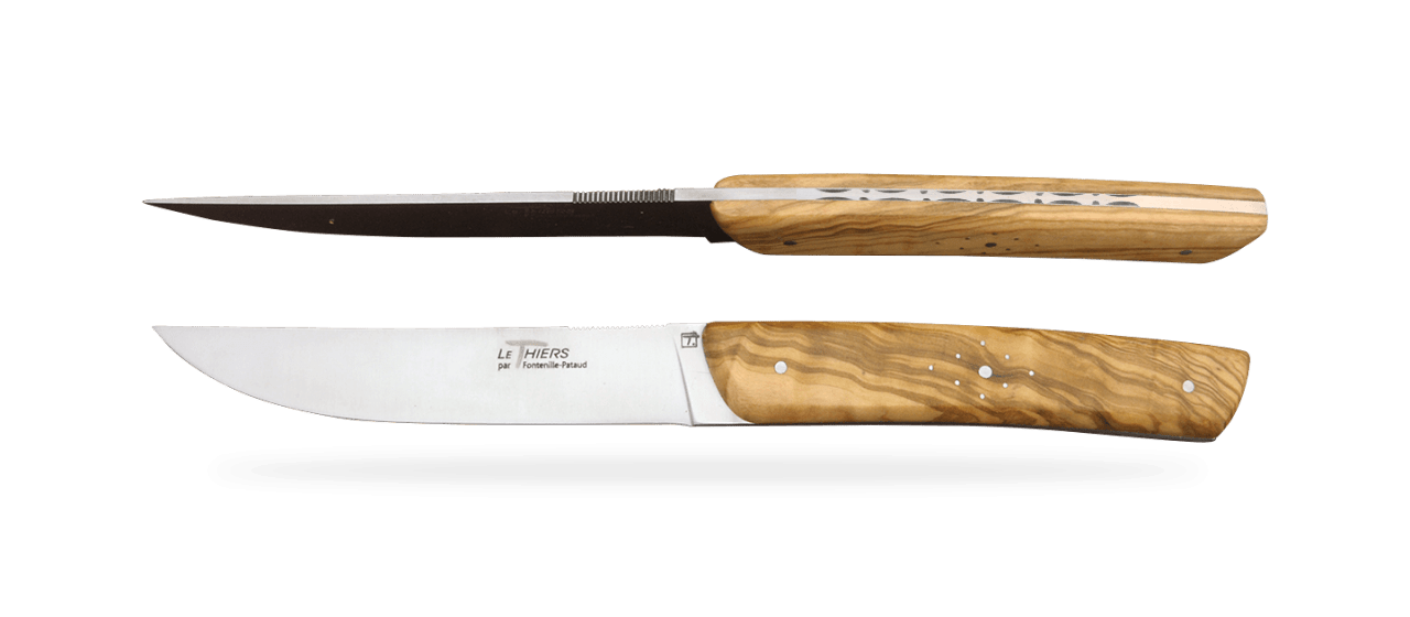 Set of 2 Le Thiers® knives Olivewood