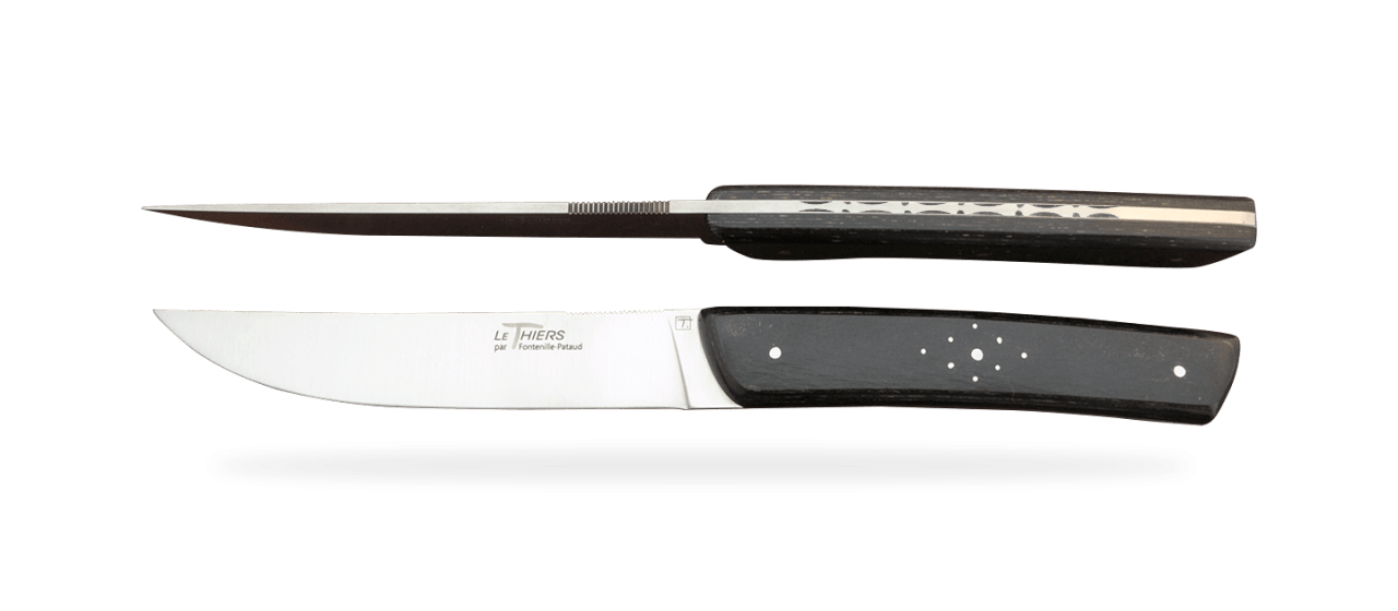 Set of 6 Le Thiers® knives Ebony