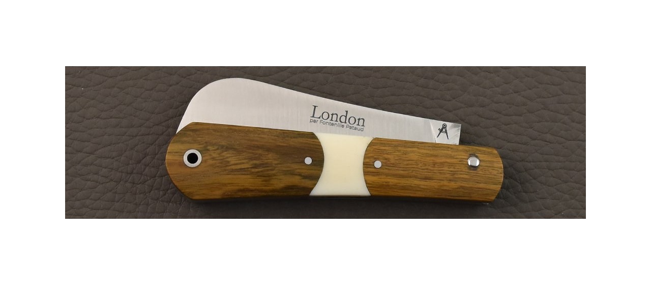 London 9 cm Guaiac wood and Bone bolster