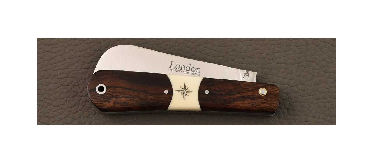 London 9 cm Ironwood and Compass rose