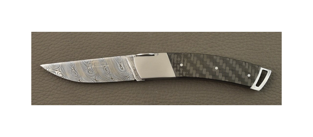 Le Thiers® Gentleman Damascus Carbon fiber