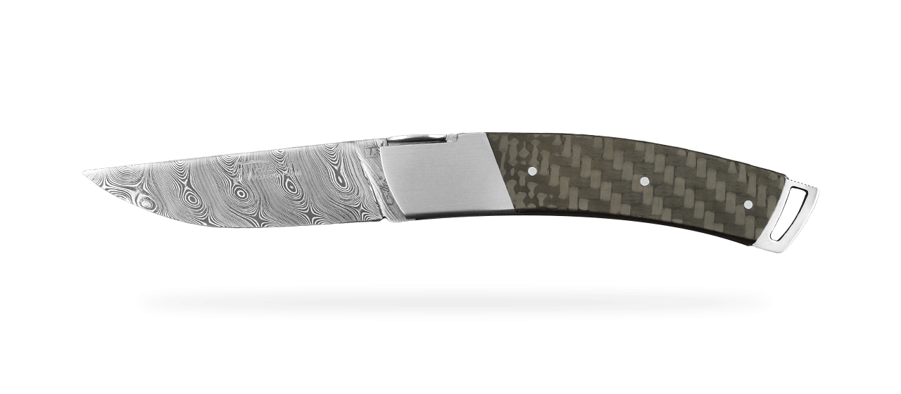 Le Thiers® Gentleman Damascus Carbon fiber