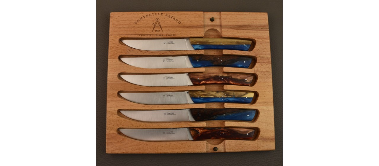 Set of 6 Le Thiers® knives Hybrid