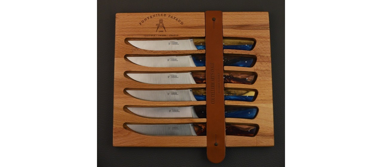 Set of 6 Le Thiers® knives Hybrid