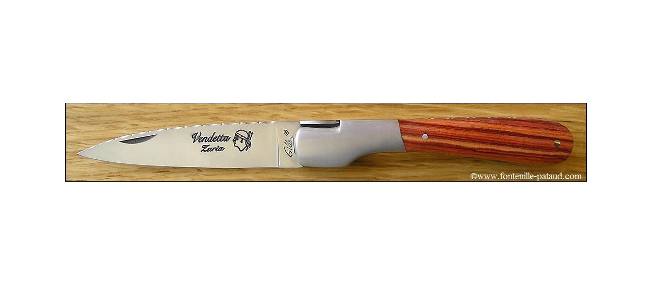 Corsican Vendetta knife Guilloche Range Rosewood