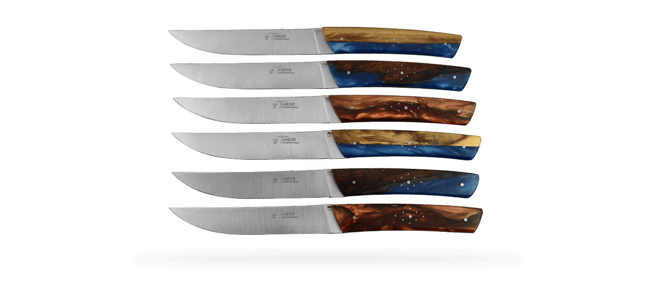 Set of 6 Le Thiers® knives Hybrid