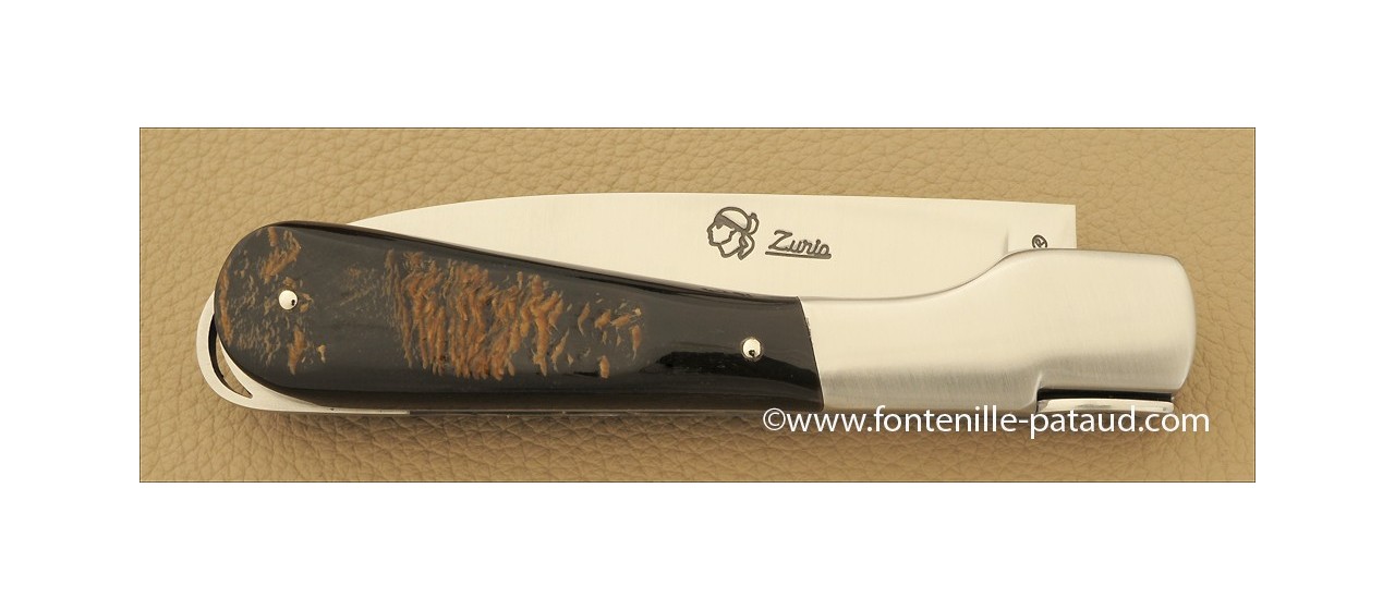 Corsican Sperone knife Classic Range Buffalo bark