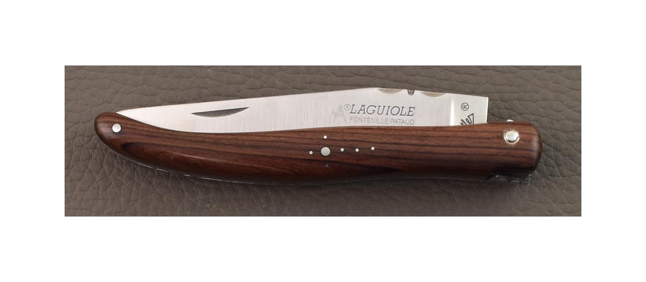 Laguiole traditional 12 cm made in France purple wood