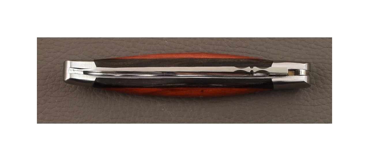 Handmande in France Laguiole Traditional 13 cm Classic Range Ebony & Rosewood marquetry