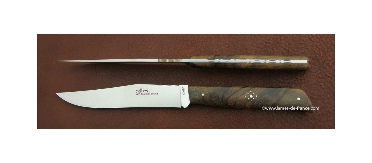 Set of 2 Alpin knives Walnut