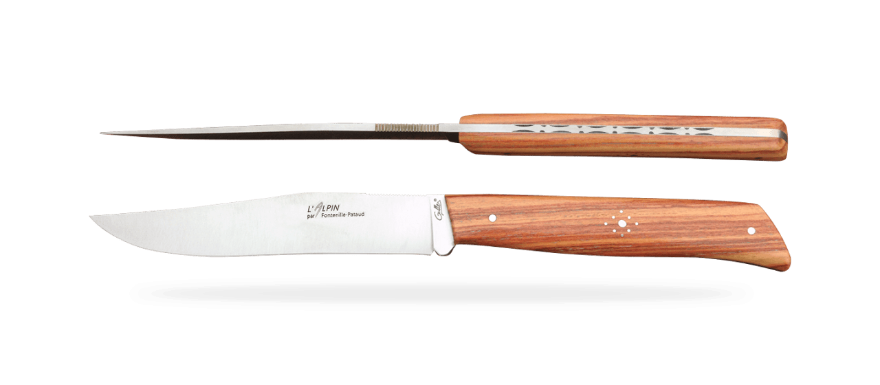 Set of 2 Alpin knives Rosewood