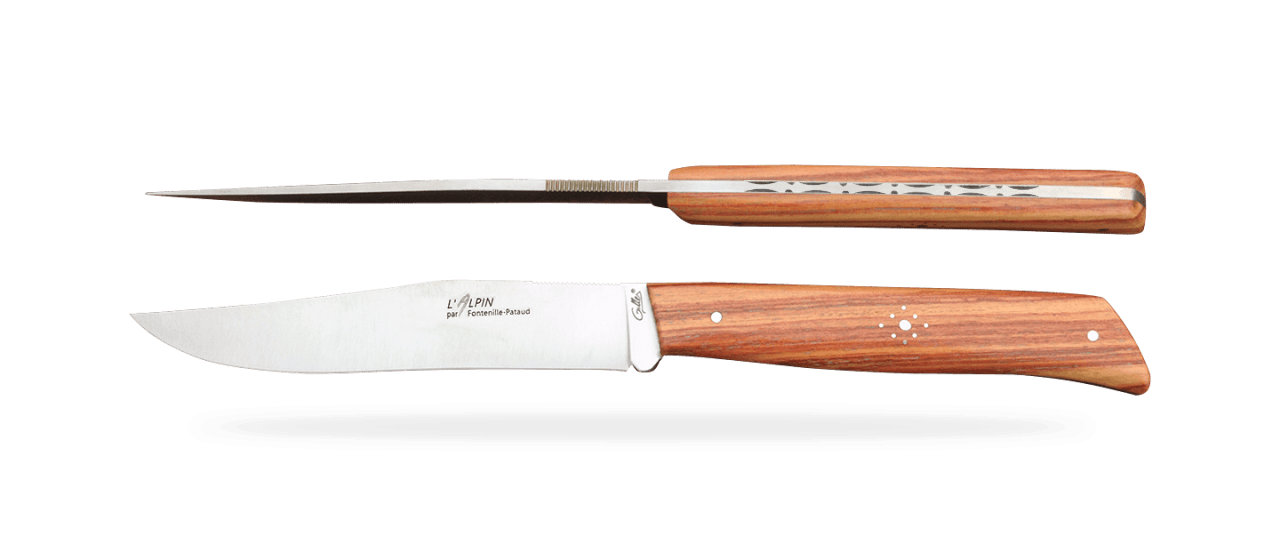Set of 6 Alpin knives Rosewood