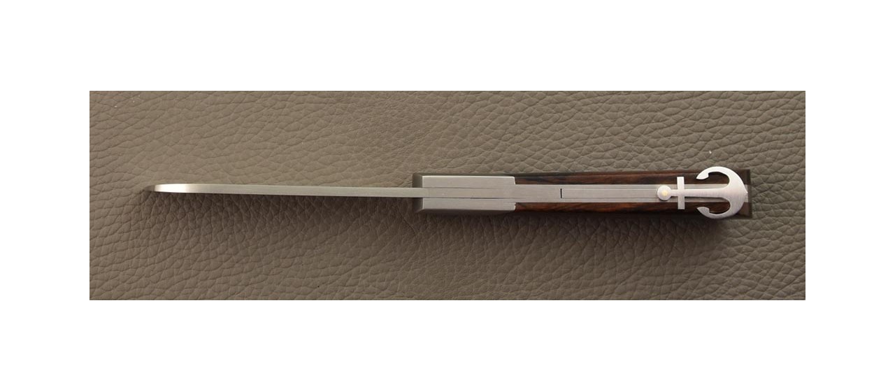 Couteau des marins London hybride bois de fer