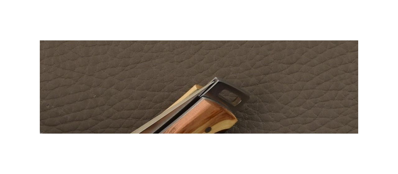 Couteau Le Thiers® Pocket Hybride Genévrier avec lame inox