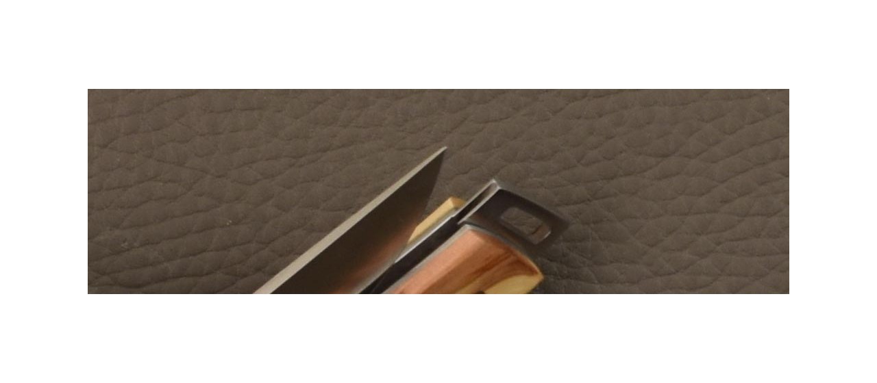 Couteau Le Thiers® Pocket Hybride Genévrier avec lame inox