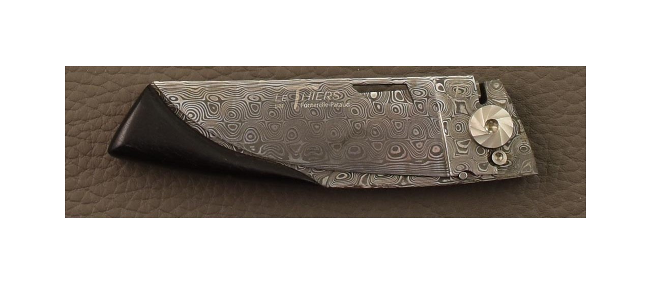 Le Thiers® Damascus knife Ebony