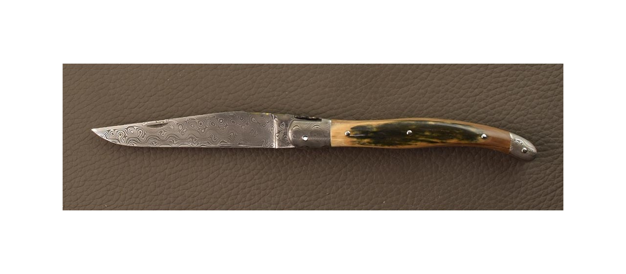 Pièce unique couteau Laguiole en ivoire de mammouth