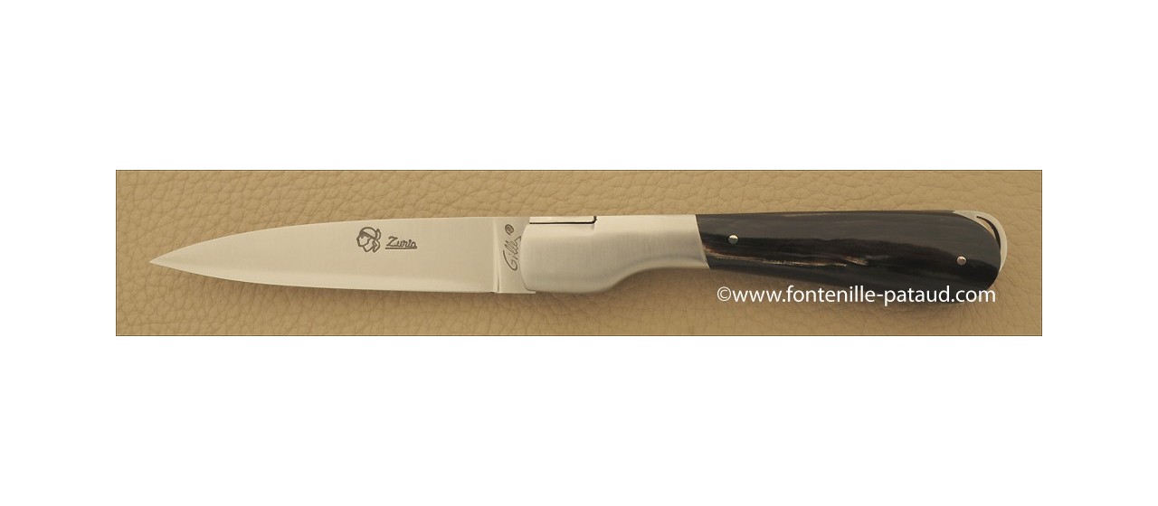 Couteau Sperone Corse Classique Pointe de corne noire