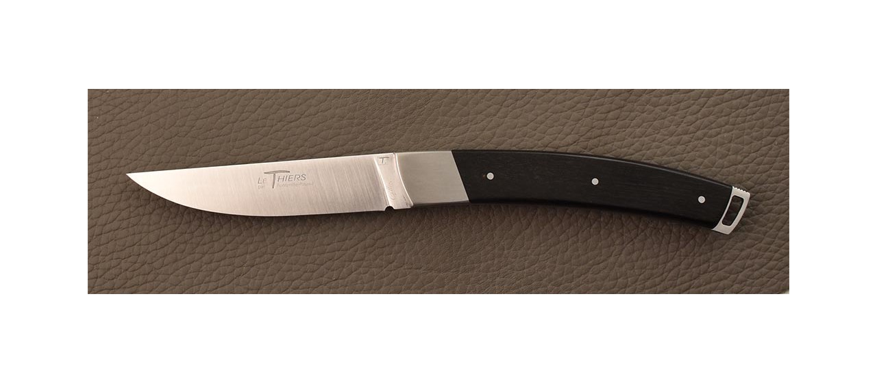 Le Thiers® knife Real ebony & engraving