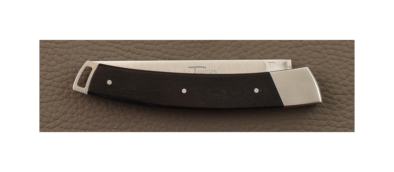 Le Thiers® knife Real ebony & engraving