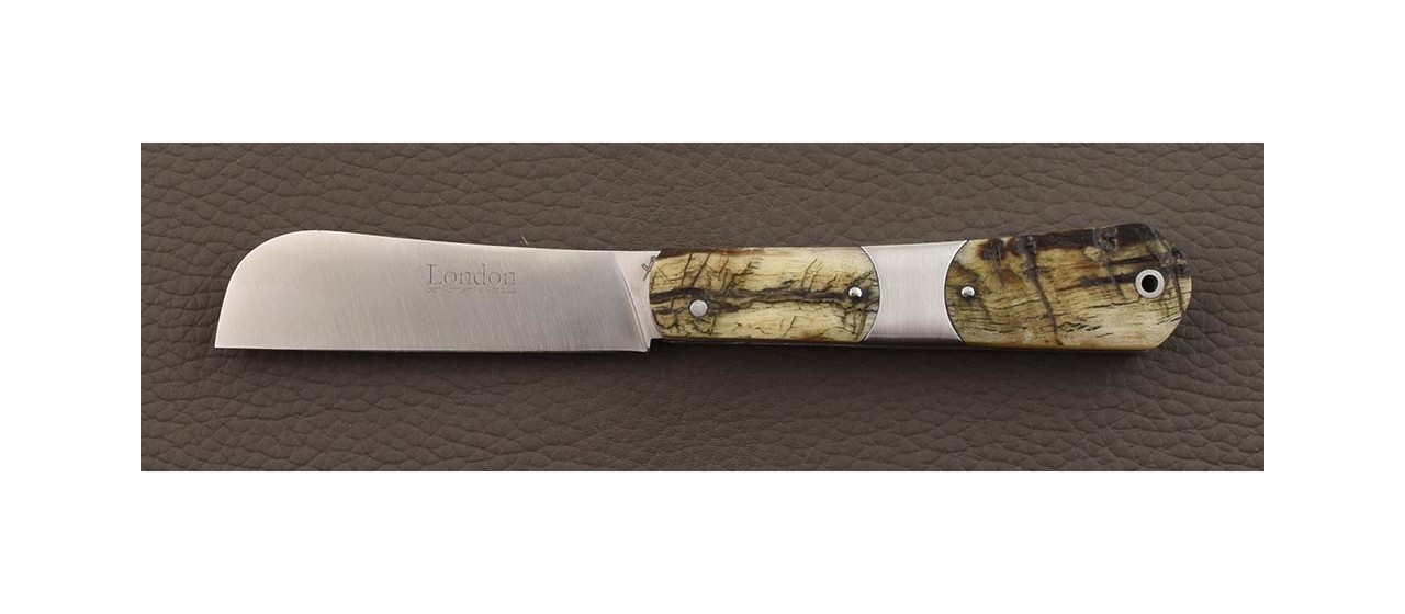 London folding knife ram horn handle