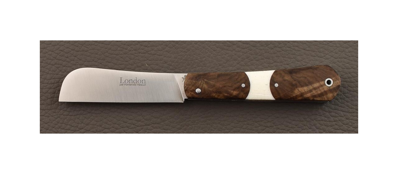 Couteau London 9 cm Noyer