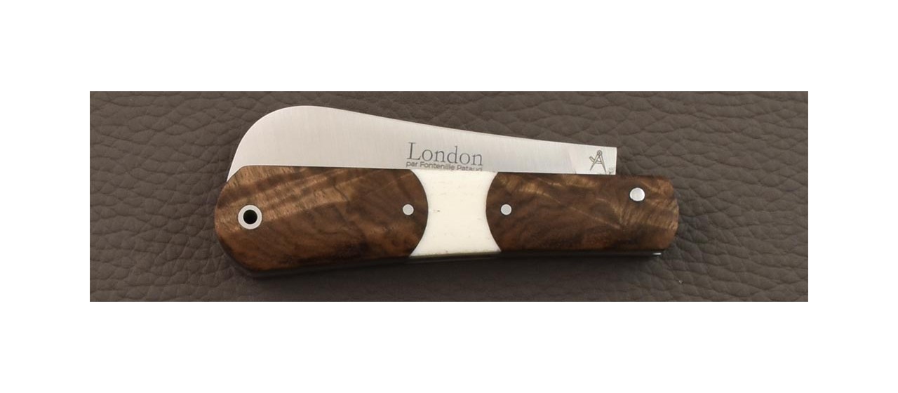 Couteau London 9 cm Noyer