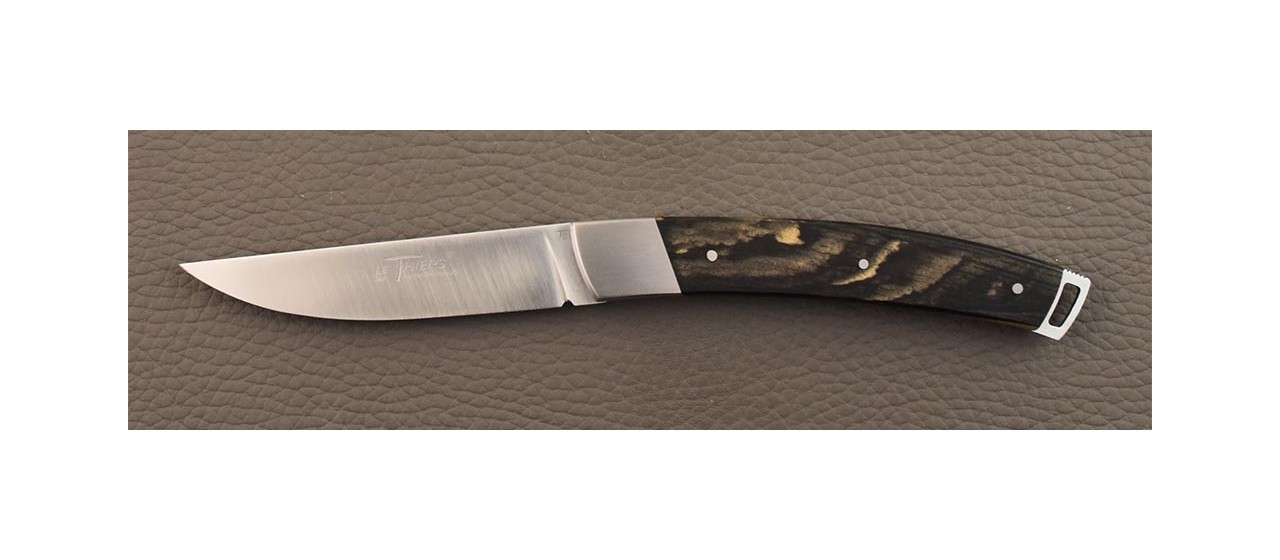 Le Thiers® Nature knife Royal ebony & engraving