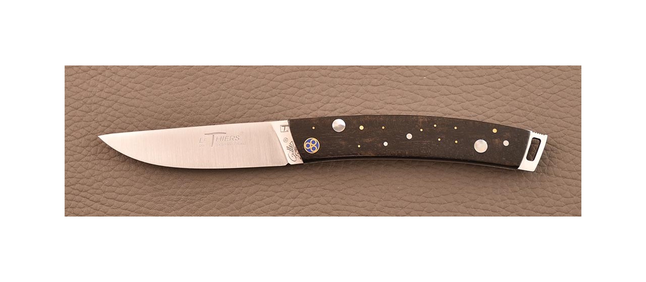 Le Thiers® Pocket Ebony & Mother of pearl handle