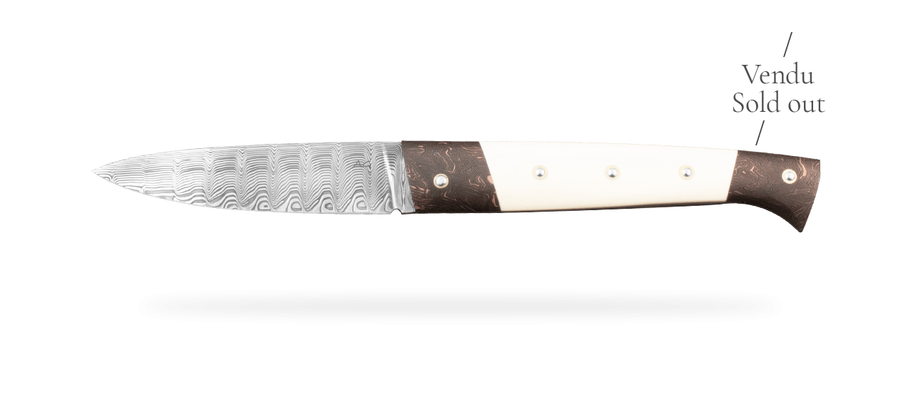 Le Lombard mammouth blanc et Carbone Cuivre par Adrien Giovaninetti