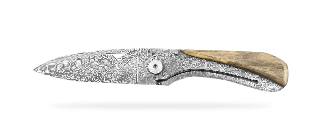 Corsican U Cumpa Damascus Range Black bone