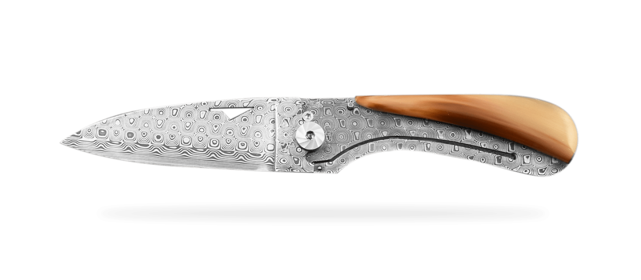 Corsican U Cumpa Damascus Range Real horn tip