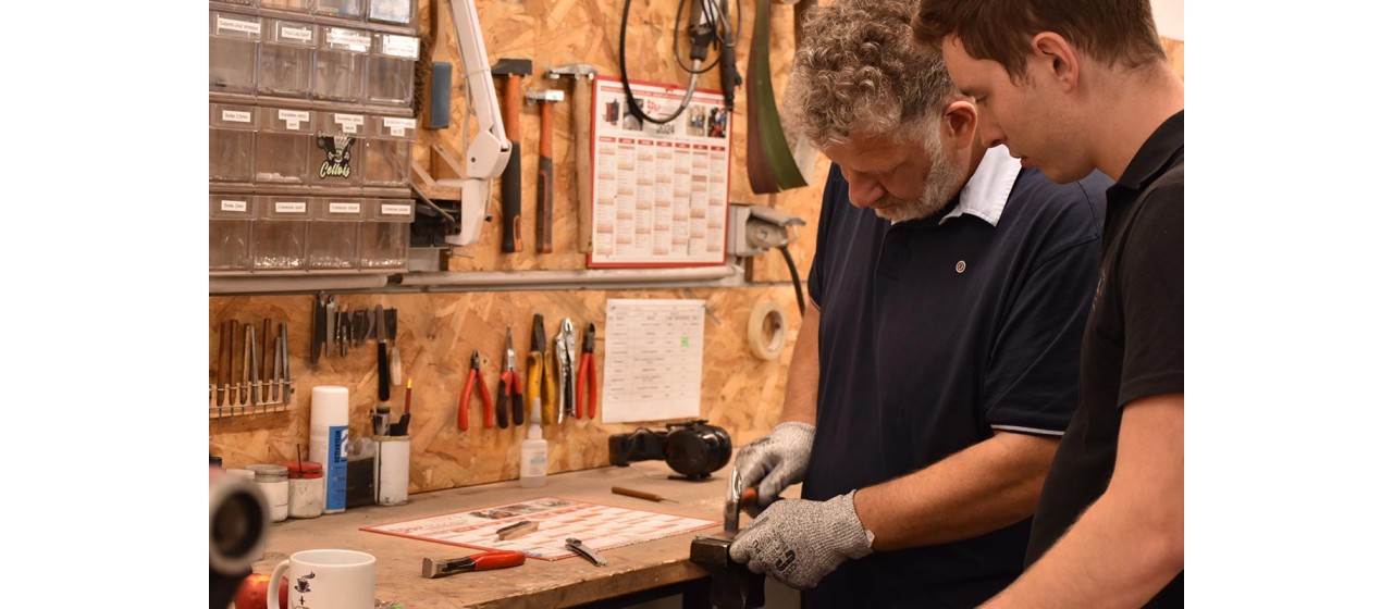 Making my damascus knife