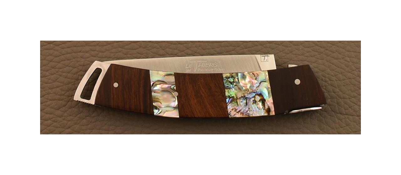Le Thiers® Gentleman knife Ironwood & Mother of pearl
